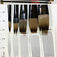 Flat Watercolor Brushes - Synthetic Nylon Beginner Artist Bargain Set