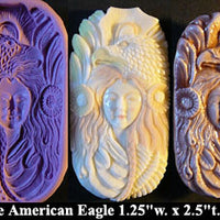 Flexible Push Mold Native American Eagle Goddess