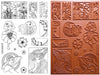 Unmounted Rubber Stamp Set Anime Marker #Mrkr-M00