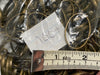 BULK SALE - Bronze open back jewelry making supplies rectangle triangle oval