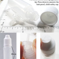 Empty eye dropper bottle 10ml for alcohol ink diy color mixing glue precision applicator
