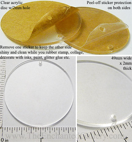 CLEAR ACRYLIC CIRCLES IN 2MM THICK CLEAR PERSPEX ACRYLIC DISCS NEW WITH  FILM ON