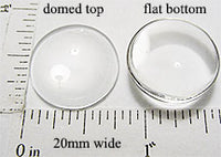 20mm Circle Glass for Pendant Tray picture polymer mold inserts