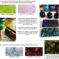 Alcohol Ink Pearls 3 Pack Shimmer Colors - Enchanted, Envy, Villainous