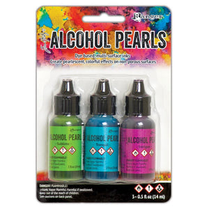 Alcohol Ink Pearls 3 Pack Shimmer Colors - Sublime, Tranquil, Intrigue