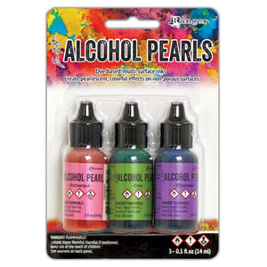 Alcohol Ink Pearls 3 Pack Shimmer Colors - Enchanted, Envy, Villainous