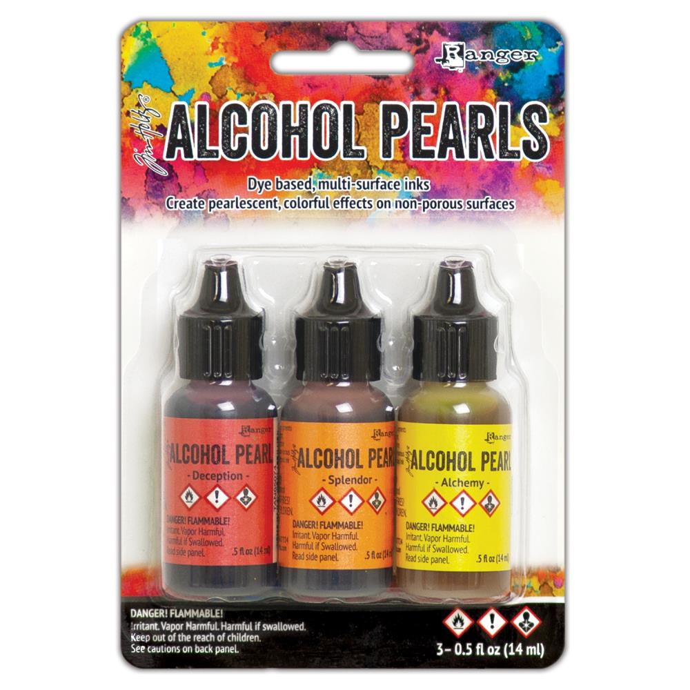 Alcohol Inks, Tim Holtz, Adirondak, 1/2 Ounce Bottle With Special Tip, Use  With Copic Markers on Non-porous & Porous Surfaces, Ranger Inks 