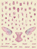 Unmounted Rubber Stamp Set Alphabet Collage #Alph-115