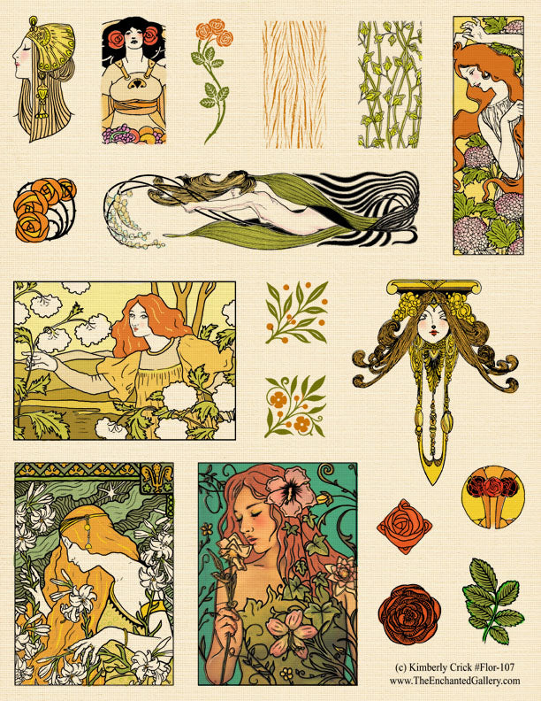 Kimberbell Premium Watercolor Cards/Envelopes (Set of 8), 5 x
