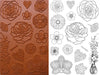 Unmounted Rubber Stamp Set Flower Collage #Bouq-M02