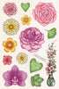 Unmounted Rubber Stamp Set Flower Collage #Bouq-M02
