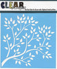 6x6 Stencil Tree Branch by Clear Scraps