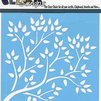 6x6 Stencil Tree Branch by Clear Scraps