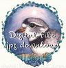Digital File - Piping Plover Shore Bird Ocean Beach Dawn Color Clip Art Animal Nursery Painting Watercolor