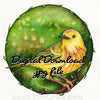  Digital File - Yellow Warbler Bird Watercolor Animal Painting Colorful Nursery Printable Download 