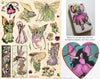 Example Image 4 Tale-124 fairy rubber stamps vintage art nouveau