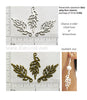 Openwork Fairy Wing Fern Charms Ten Pack (Select A Color)