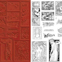 Unmounted Rubber Stamp Set Mystic Mythology #Myst-110