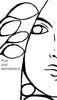 Digital File - Art Nouveau Lady Decor Bookmark Panel Line Drawing Digi-Stamp Coloring Book Page Download