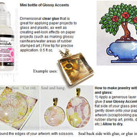 Glossy Accents Mini Fine Tip Bottle 0.5 fl oz Clear Drying Glue