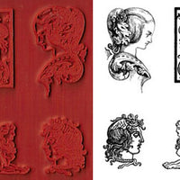 Unmounted Rubber Stamp Set Greek Mythology #Myth-030