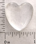 25mm Heart Shape Glass for Blank Pendant Tray