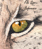  Digital File - Iberian Lynx Wild Cat Color Painting Printable Clip Art Download 