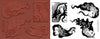Unmounted Rubber Stamp Set Modern Women #Mdrn-000