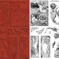 Unmounted Rubber Stamp Set Mythology Sirens #Sire-114