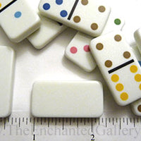 Travel Size Miniature Domino Game Tiles Package of 28 Pieces