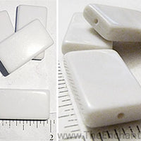 White acrylic beads for domino rubber stamping flat alcohol ink coloring