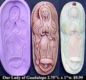 Flexible Push Mold Our Lady of Guadalupe