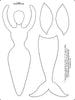 Unmounted Rubber Stamp Set Paper Doll Collage #Colg-113