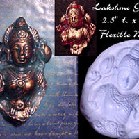 Flexible Push Mold XL Lakshmi Goddess Fragment