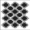 6x6 Inch Stencil Pointy Circles By The Crafters Workshop