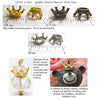 Tiny Crown Mini Doll House or Jewelry Finding (Choose a Color)