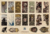 Unmounted Rubber Stamp Set Mythology Dominoes #Unis-M08