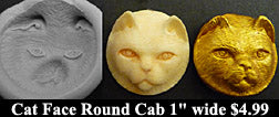 Flexible Push Mold Cat Round Face