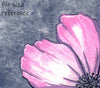 Digital File - Floral Cosmos Design Flower Color Painting Watercolor Clip Art Printable Download 