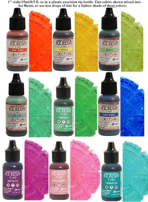 Ice Resin Brand Tint 0.5oz Bottle Color Dye for All Resin (Select a Color)