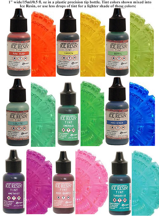 Ice Resin Brand Tint 0.5oz Bottle Color Dye for All Resin (Select