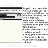  Ranger Adhesive Sheets 6 Pack Double Sided Tape 