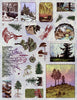 Unmounted Rubber Stamp Set Scenic Landscapes #Scen-128