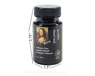 Speedball Mona Lisa metal leaf adhesive size glue gold leafing foil application