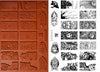 Unmounted Rubber Stamp Set Mythology Dominoes #Unis-M08