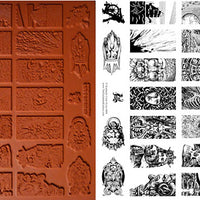 Unmounted Rubber Stamp Set Mythology Dominoes #Unis-M08